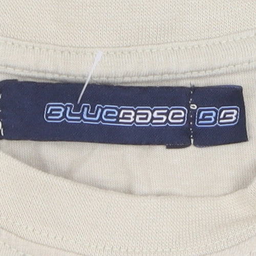 Bluebase Teens Beige Pullover Graphic Print Sweatshirt 10+