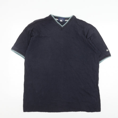 Lee Cooper Men's Black V-Neck T-Shirt M