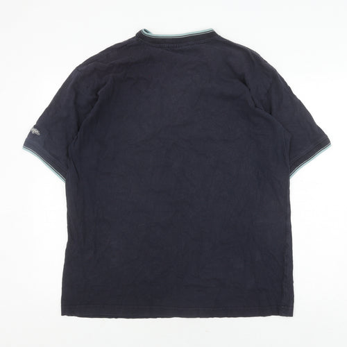 Lee Cooper Men's Black V-Neck T-Shirt M
