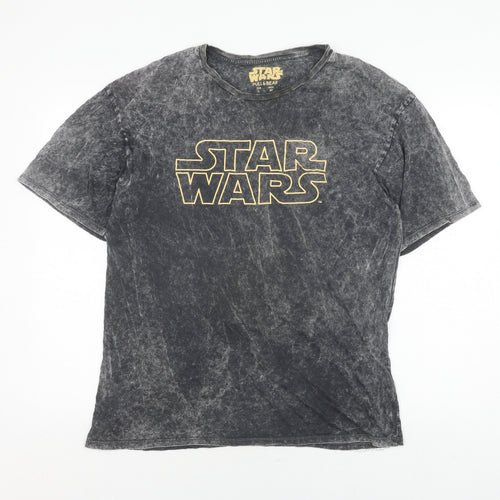 Pull & Bear Star Wars Men's Black L T-Shirt