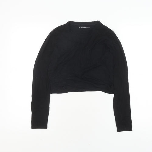 Threadbare Women's Black Long Sleeve Top, Size 10