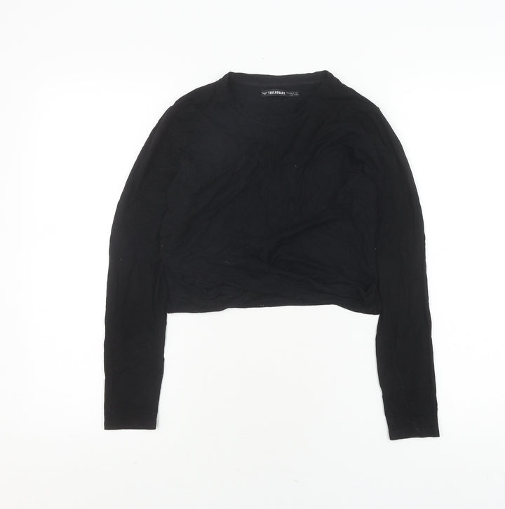 Threadbare Women's Black Long Sleeve Top, Size 10