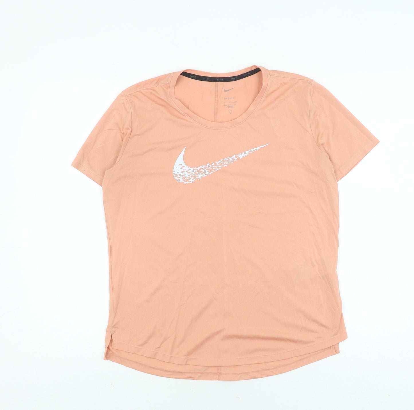 Nike Women's Orange Dri-Fit T-Shirt - Size M
