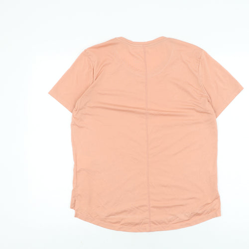 Nike Women's Orange Dri-Fit T-Shirt - Size M