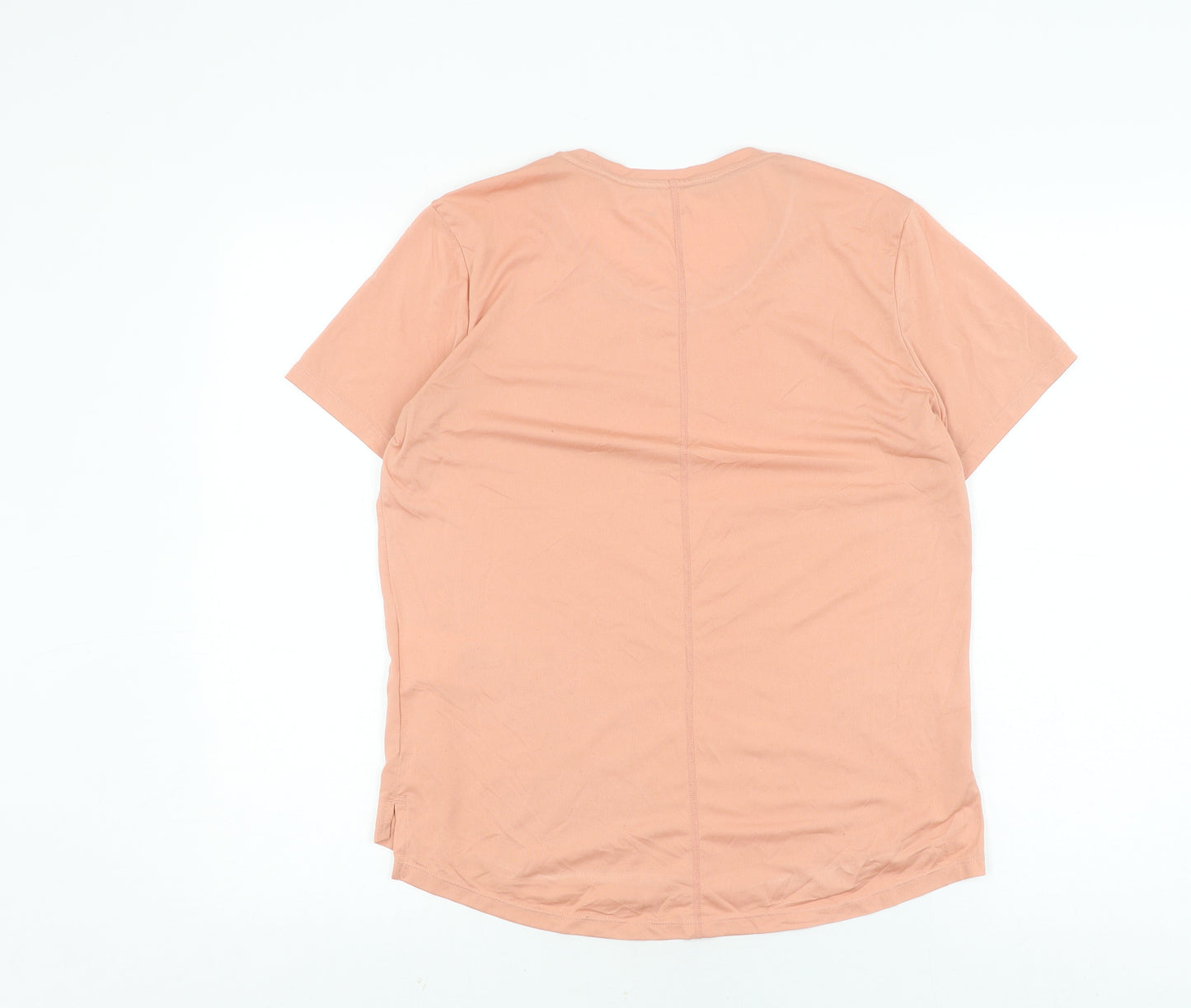 Nike Women's Orange Dri-Fit T-Shirt - Size M