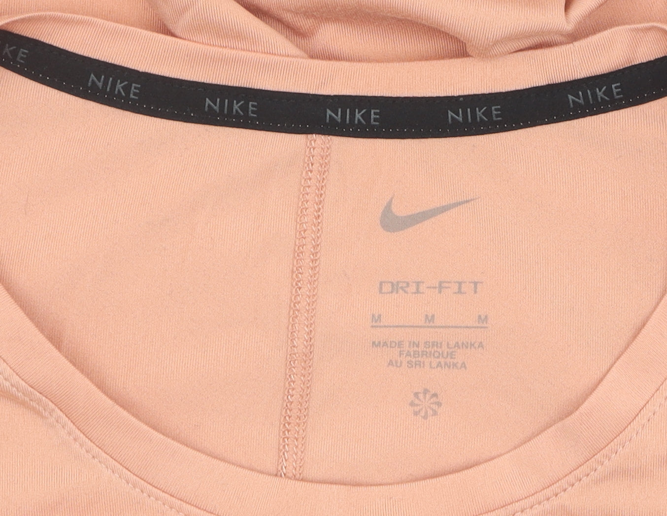 Nike Women's Orange Dri-Fit T-Shirt - Size M