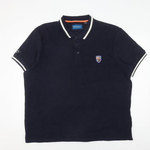GreyHawk Men's Blue 2XL Polo Shirt with Logo
