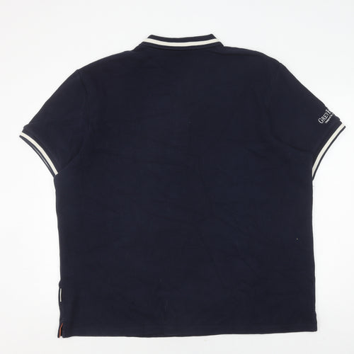 GreyHawk Men's Blue 2XL Polo Shirt with Logo