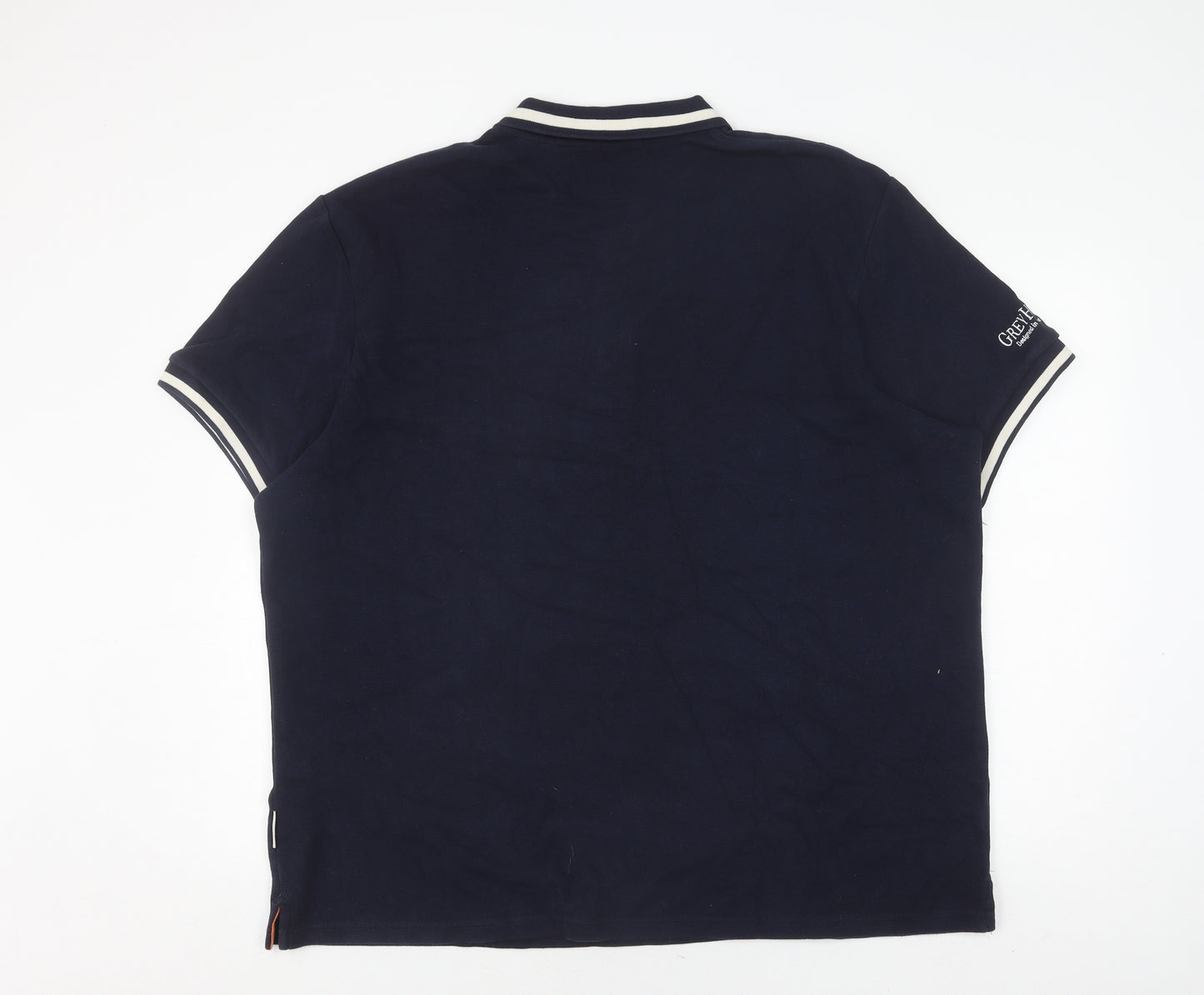 GreyHawk Men's Blue 2XL Polo Shirt with Logo