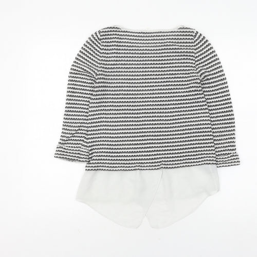 Oasis Women's Black Striped Knit Camisole Blouse XS