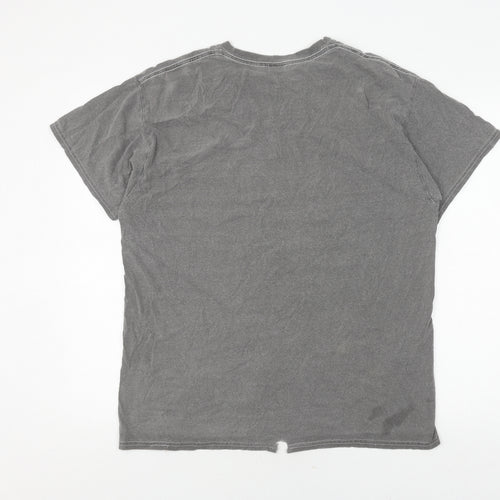 Urban Outfitters Men's Grey Graphic Print Vintage T-Shirt Size S