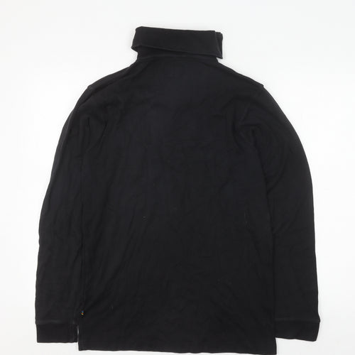 Five Seasons Black Unisex Jersey Cotton Zip Activewear Jacket M