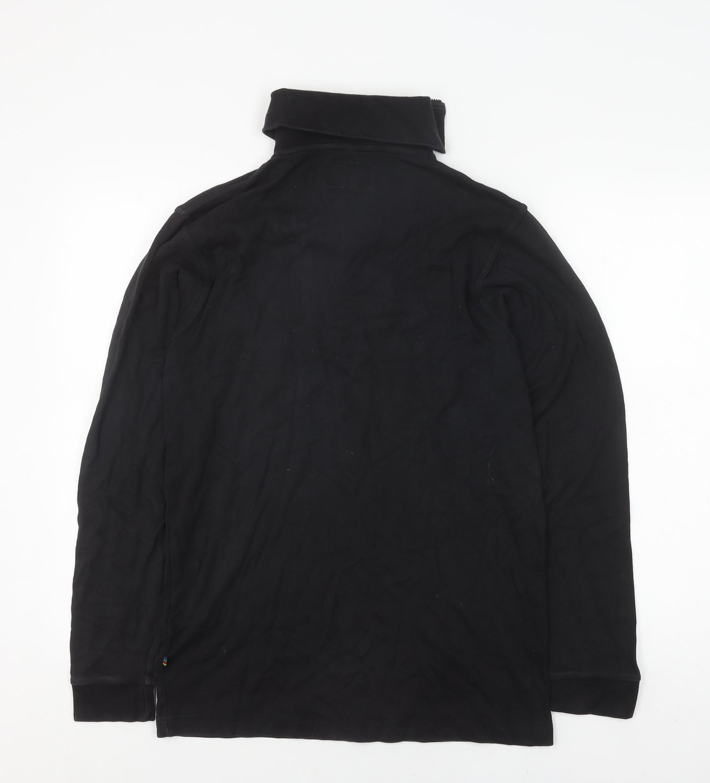 Five Seasons Black Unisex Jersey Cotton Zip Activewear Jacket M