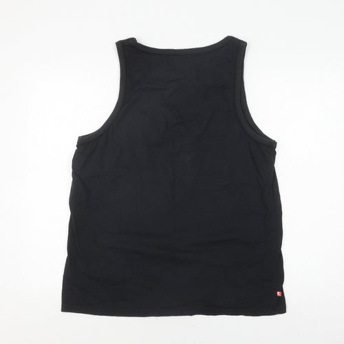 Kickers Men’s 2XL Black Sleeveless Logo T-Shirt