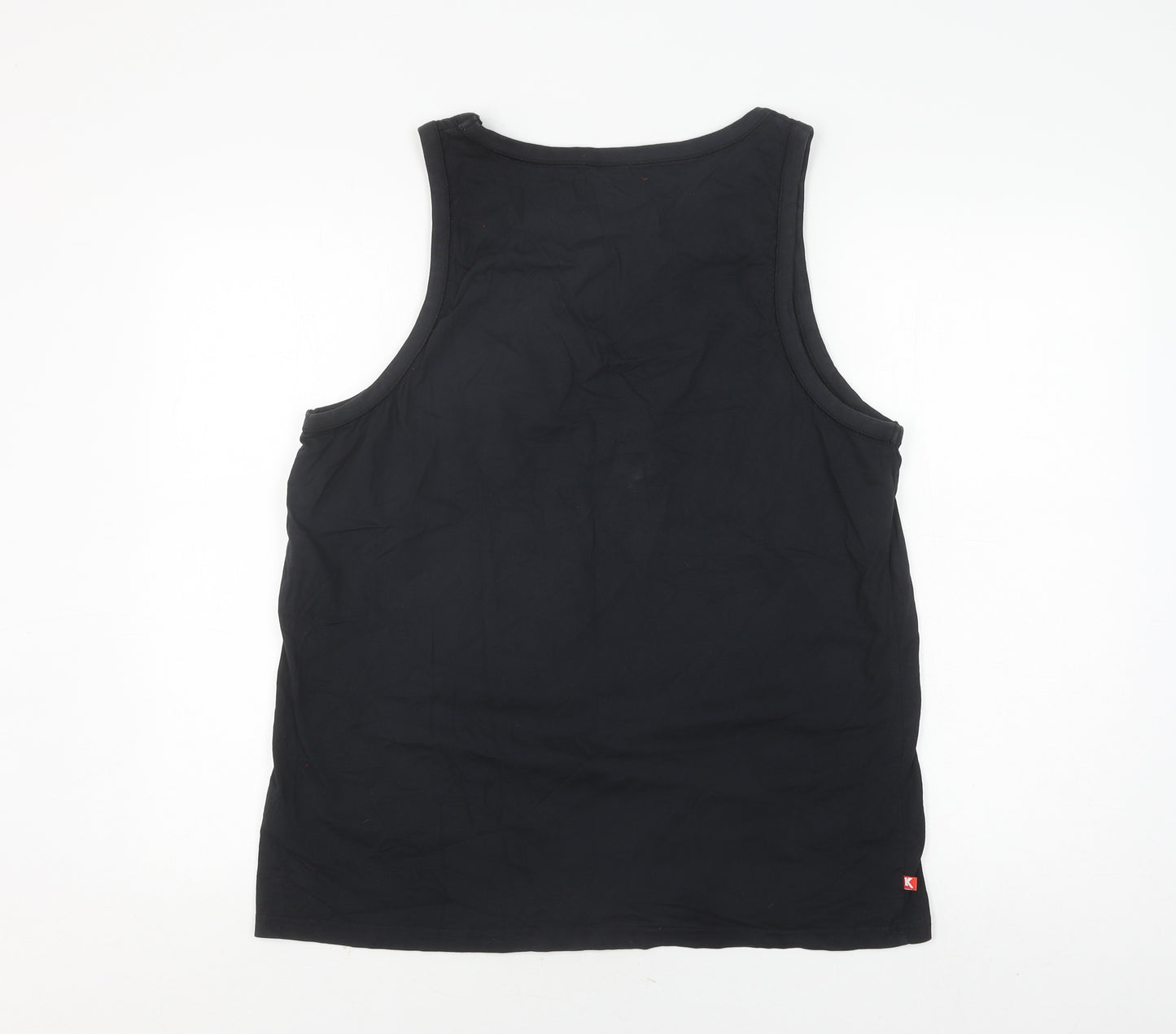 Kickers Men’s 2XL Black Sleeveless Logo T-Shirt