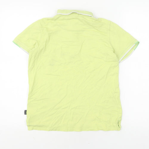 Baker by Ted Baker Boys Green Polo Shirt 12 Years Short Sleeve