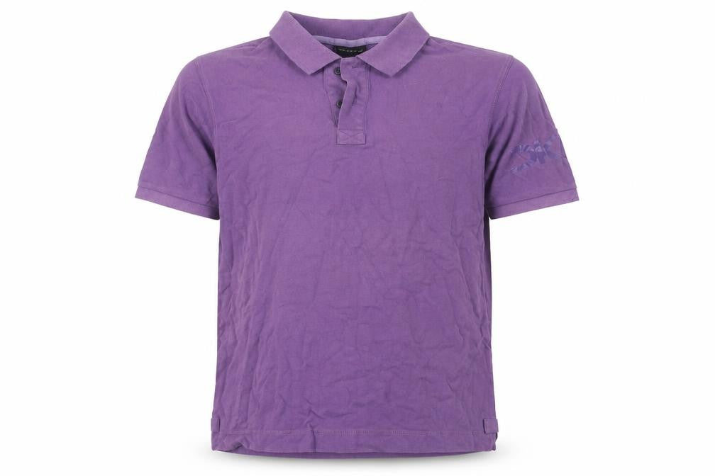 DKNY Men's Purple Polo Shirt Size L Collared Casual