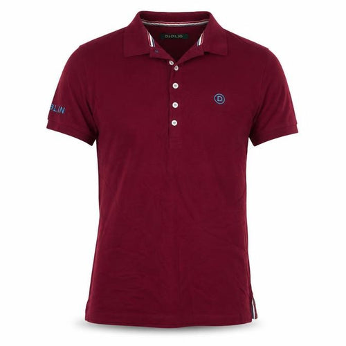 Dublin Unisex Red Polo Shirt S Short Sleeve Casual