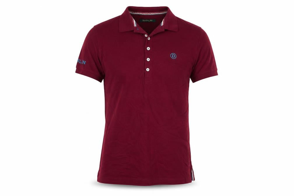 Dublin Unisex Red Polo Shirt S Short Sleeve Casual