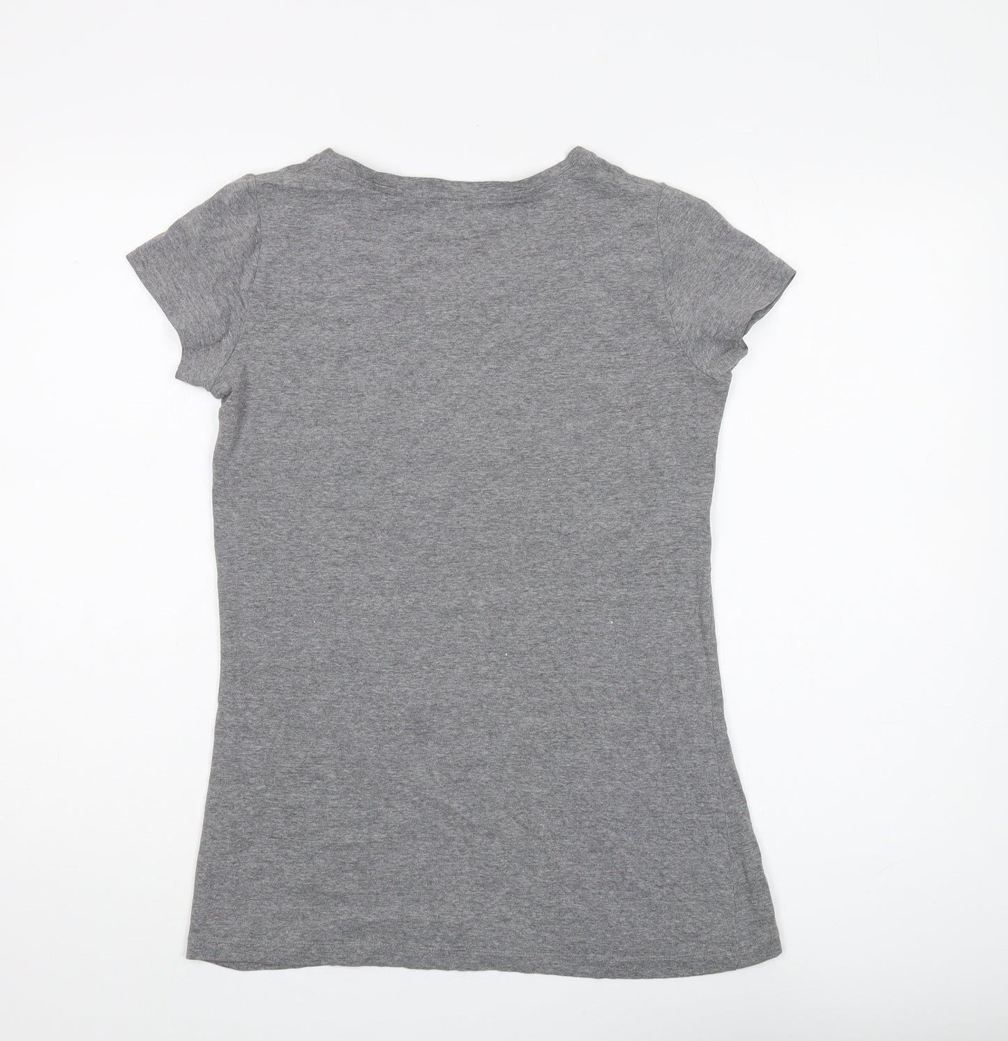 ELLE Sport Women's Grey T-Shirt, Size 12, Casual Style