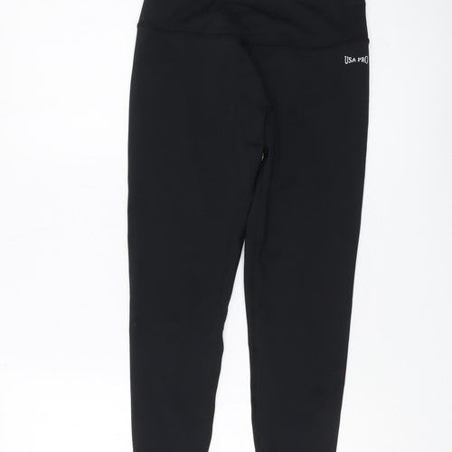 USA Pro Women's Black Leggings Size 8