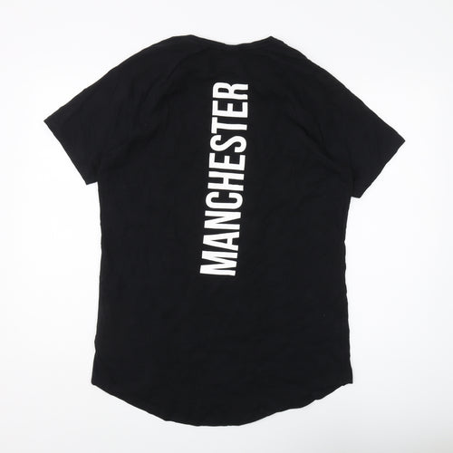 Gymshark Men's Black Graphic T-Shirt L