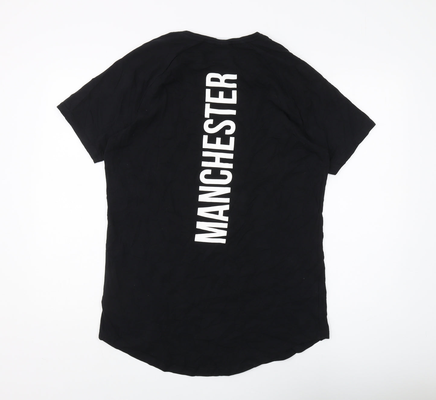 Gymshark Men's Black Graphic T-Shirt L