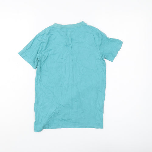 Converse Boys Blue Graphic Print T-Shirt, S, Summer Style