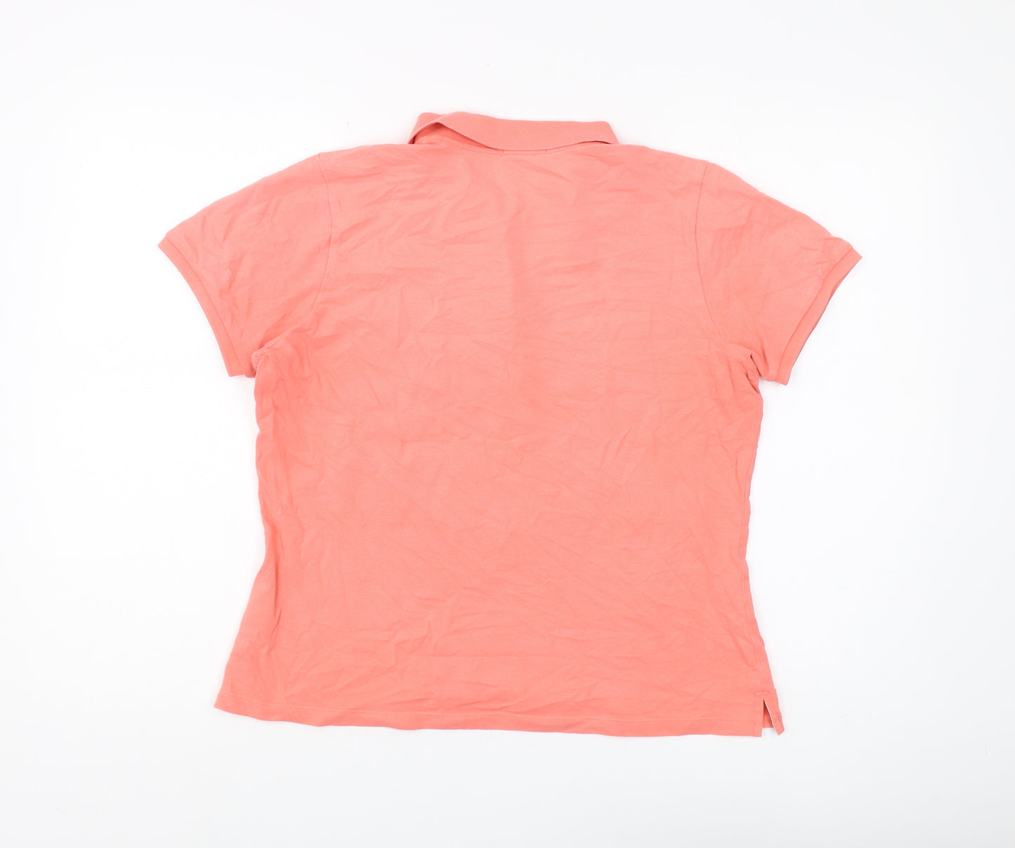 Green Lamb Women's Pink Polo UK 14, Cotton Blend, Summer