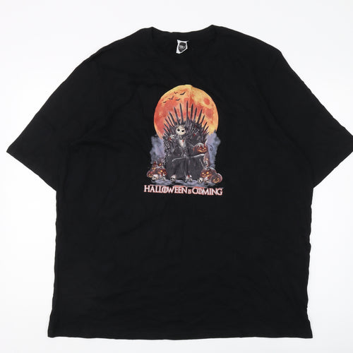 Vanilla Men's XL Black Halloween Graphic T-Shirt