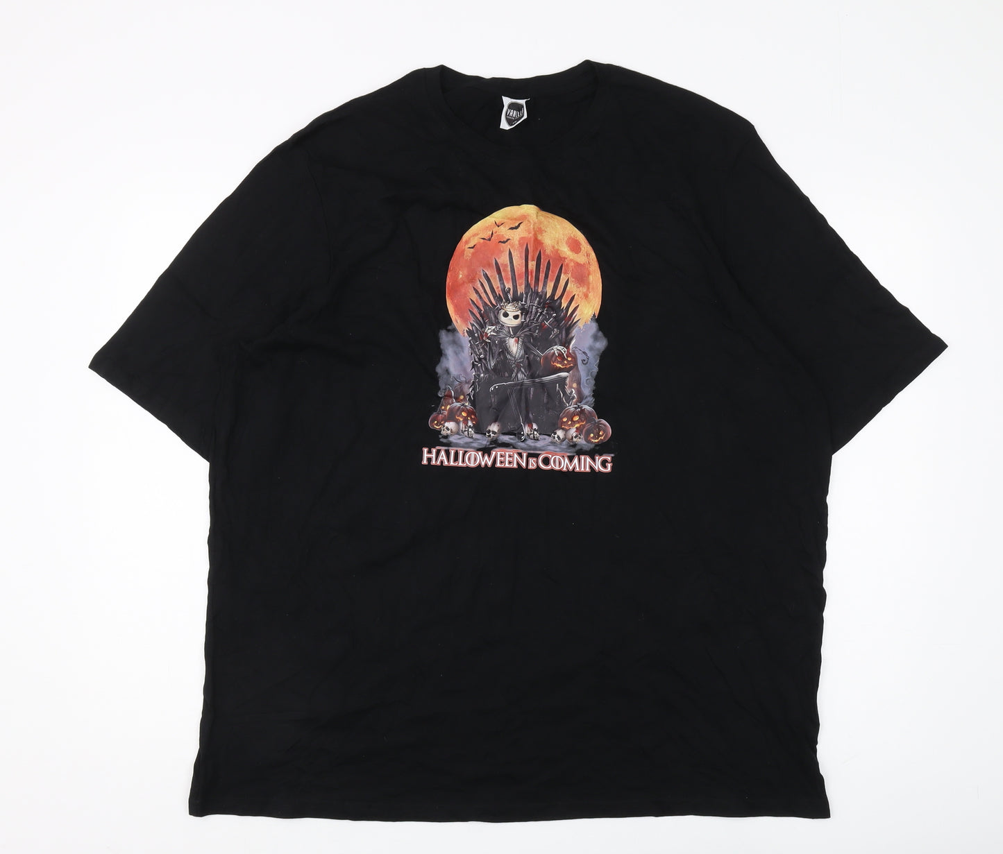 Vanilla Men's XL Black Halloween Graphic T-Shirt