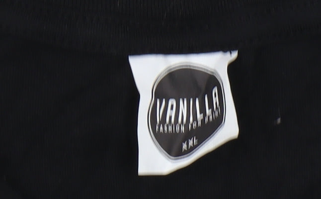 Vanilla Men's XL Black Halloween Graphic T-Shirt