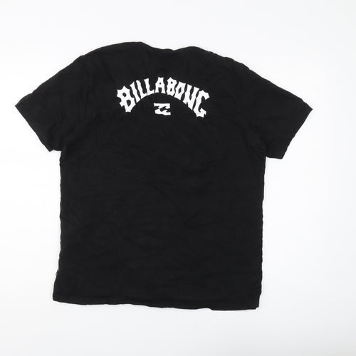 Billabong Men’s Black Medium T-Shirt, Short Sleeve, Logo