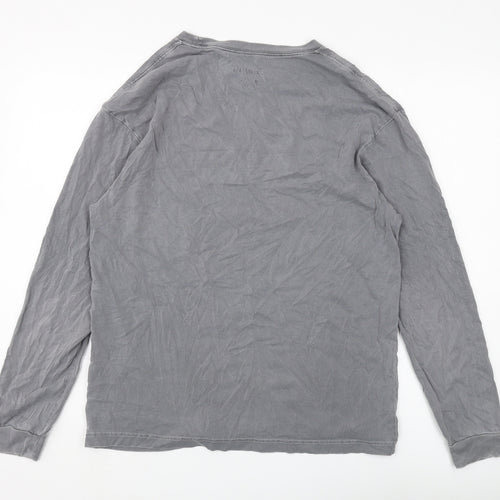 Jordan Men's Sports Grey Long Sleeve T-Shirt Size S