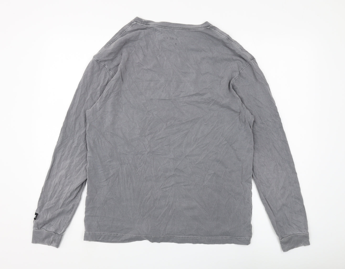 Jordan Men's Sports Grey Long Sleeve T-Shirt Size S