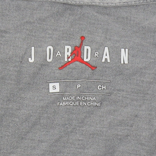 Jordan Men's Sports Grey Long Sleeve T-Shirt Size S