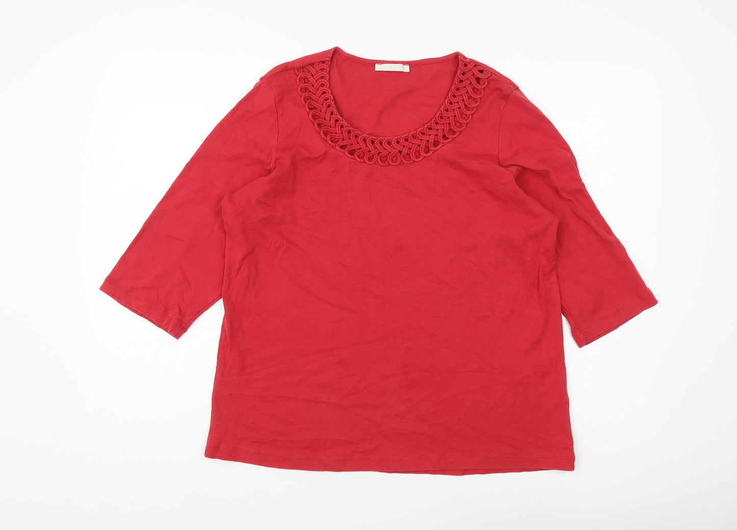 Marks and Spencer Women's Red Top, Size 16