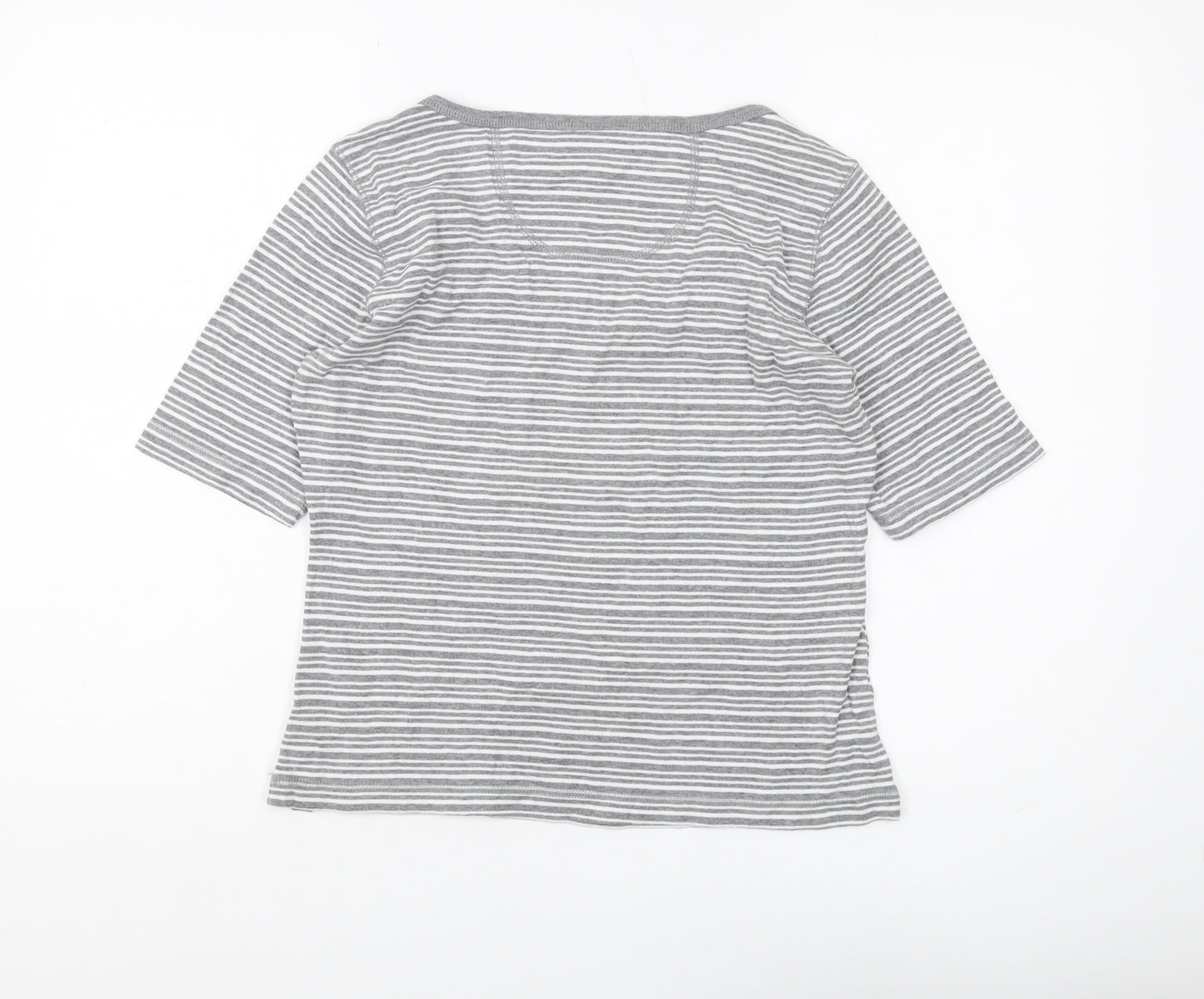 Princess Cruises Women's Grey Striped T-Shirt, M