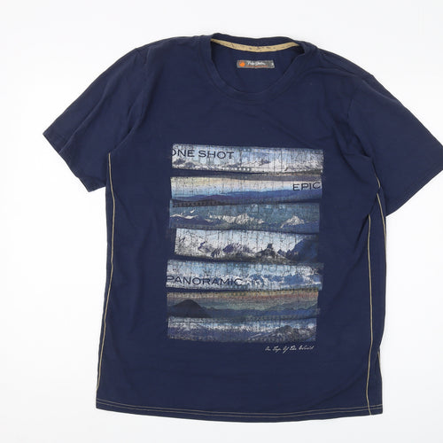 Peter Storm Blue Men's M Outdoor Graphic Tee