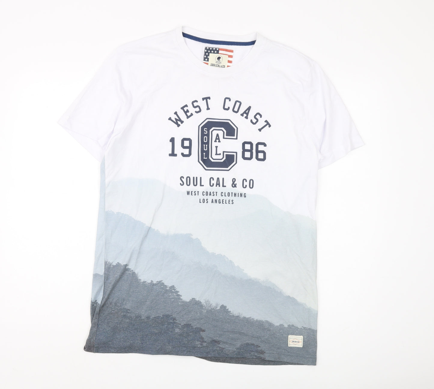 SoulCal & Co Men's XL White Graphic T-Shirt