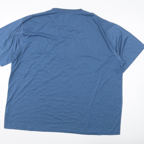 Hi Gear Men's Blue 3XL Mountain Graphic T-Shirt