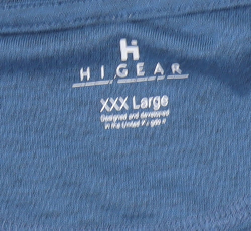 Hi Gear Men's Blue 3XL Mountain Graphic T-Shirt