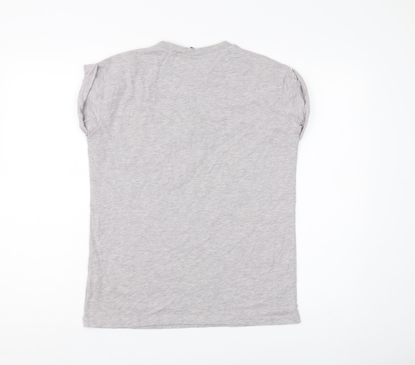 Superman Women's Grey T-Shirt, Size 10, Crew Neck Relaxed