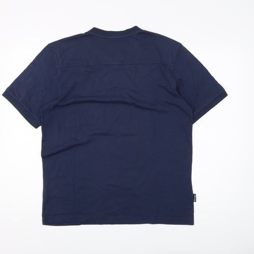Slazenger Men's Blue V-Neck T-Shirt M