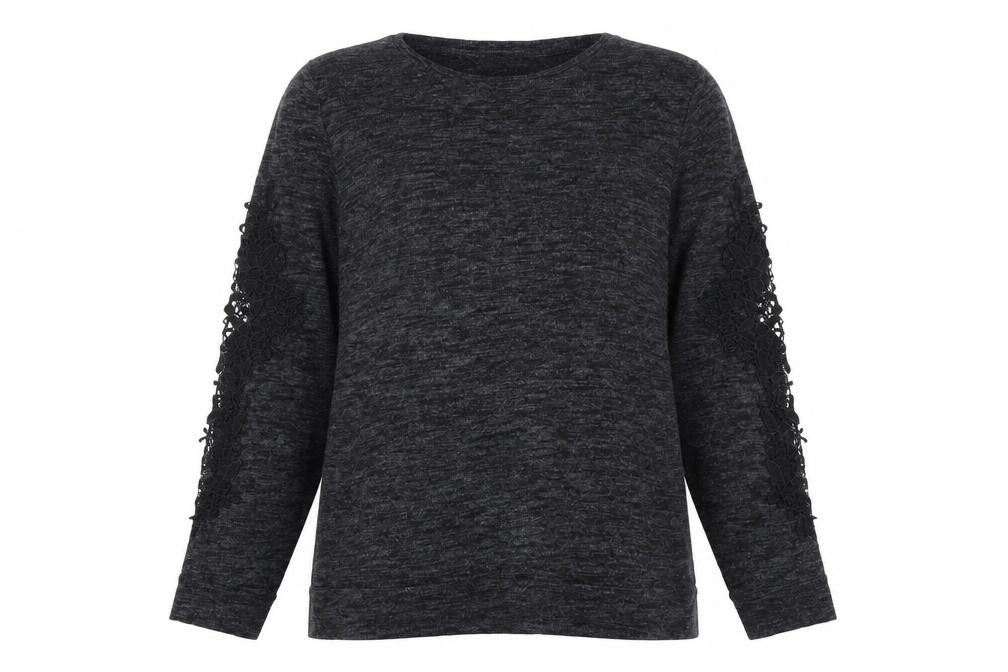 Front view of Dorothy Perkins Women's Black Knit jumper
