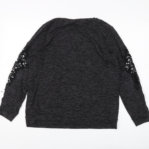 Dorothy Perkins Women's Black Knit Pullover Jumper