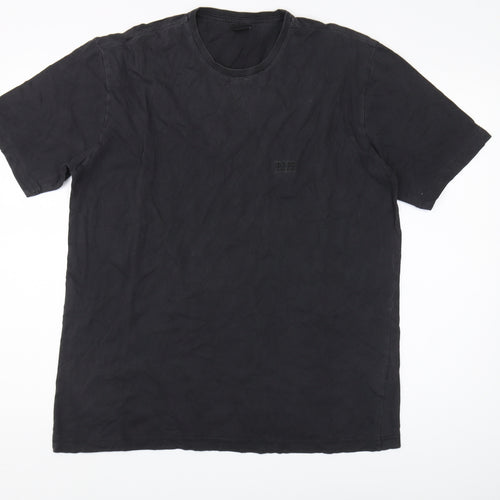 Boss Men's Black Short Sleeve Crew Neck T-Shirt L