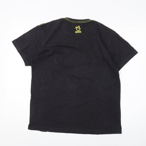 XPlicit Men's Black Medium Funny Beer T-Shirt