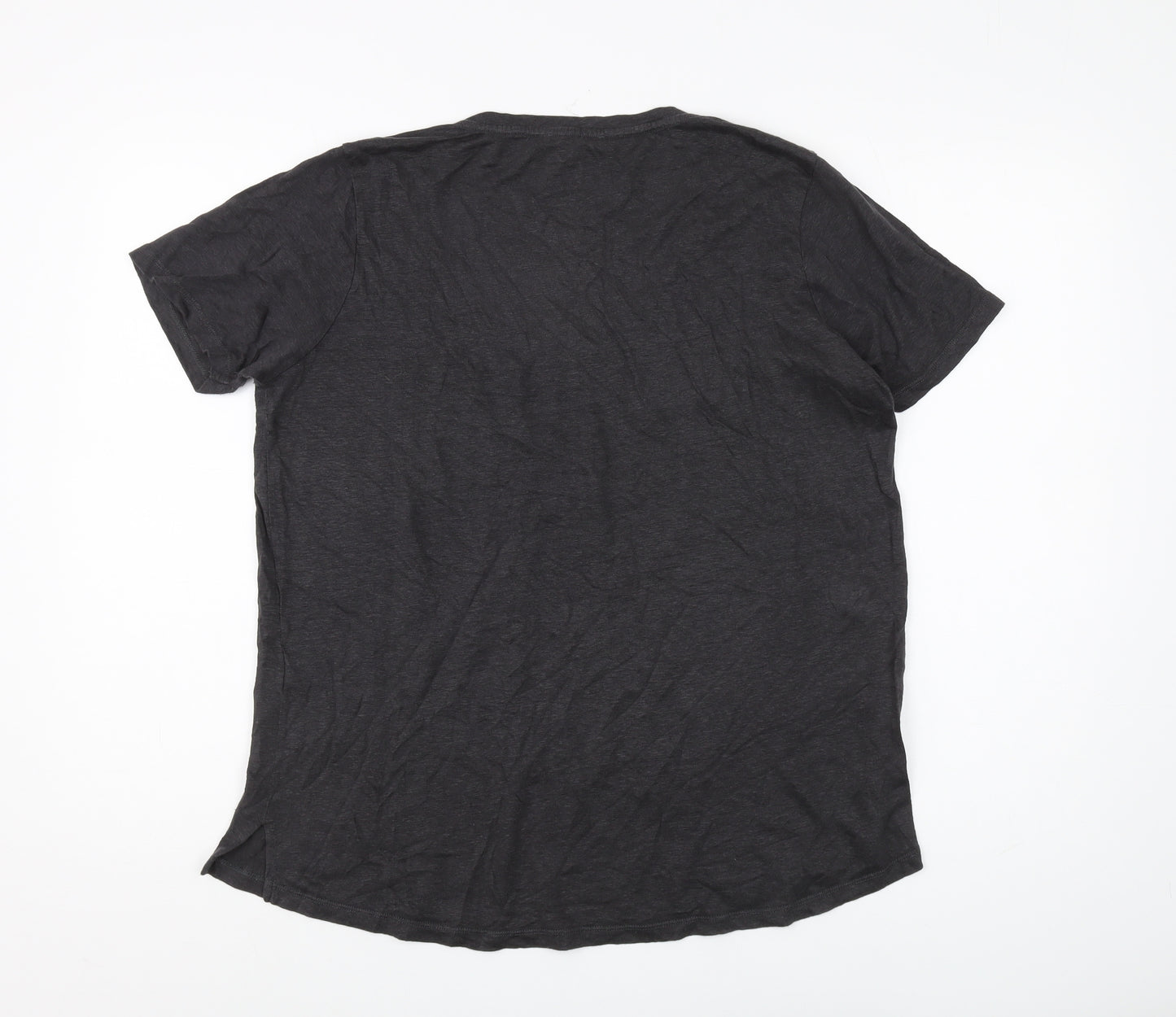Fat Face Women's Black Linen T-Shirt Size 14