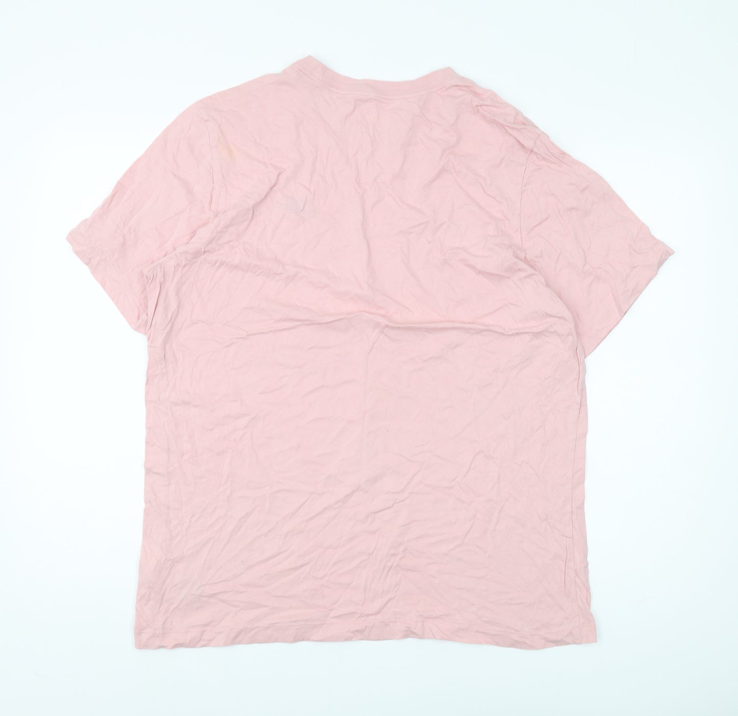 Nike Men's Pink Crew Neck T-Shirt L
